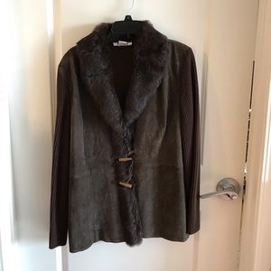 Nygard brown sweater jacket.